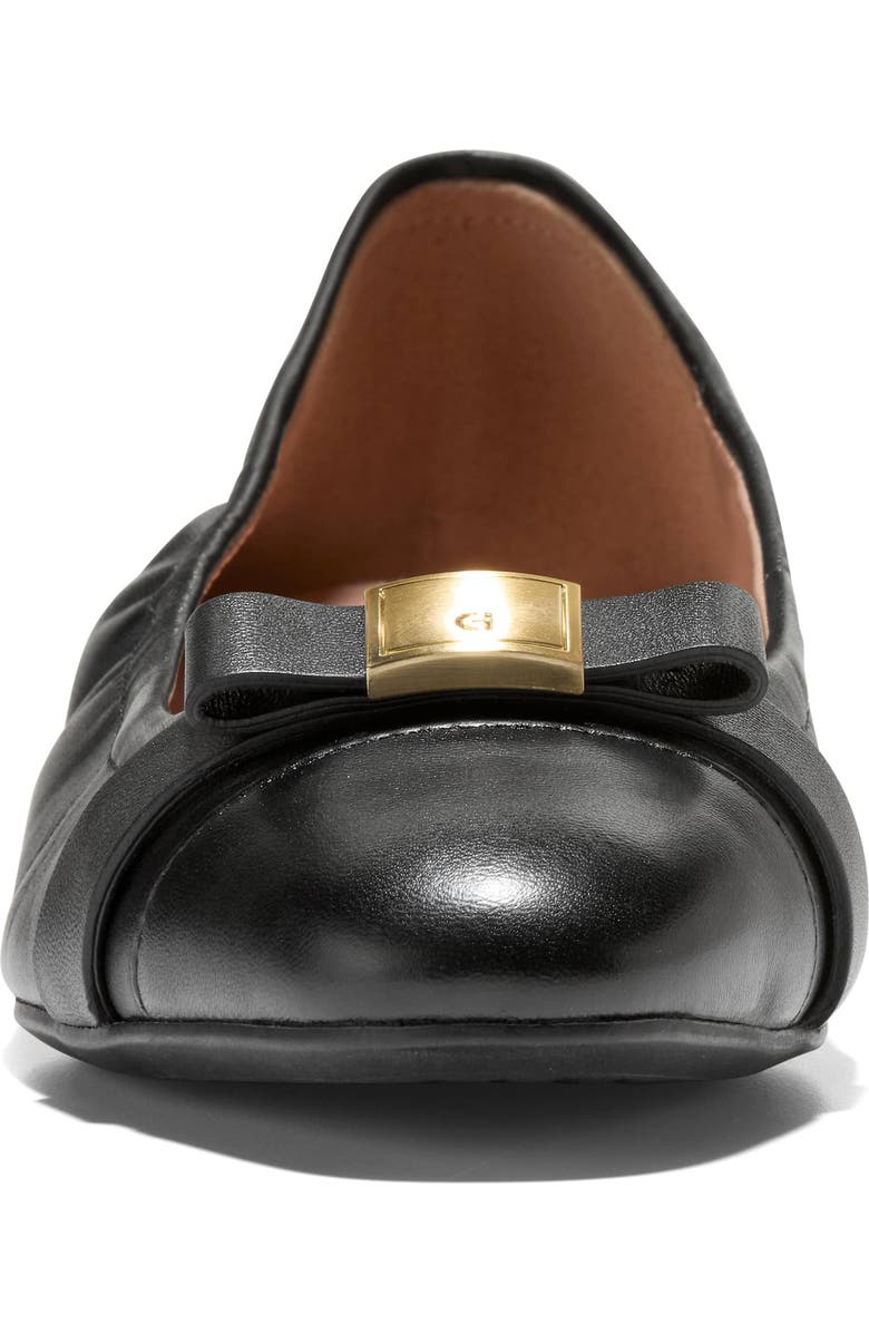 Cole Haan Go-To Tova Ballet Flat, Alternate, color, Black Leather