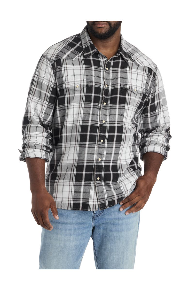 Lucky Brand Big 
Tall Masa Western Sport Shirt, Main, color, Cream Multi