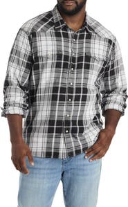 Lucky Brand Big & Tall Masa Western Sport Shirt