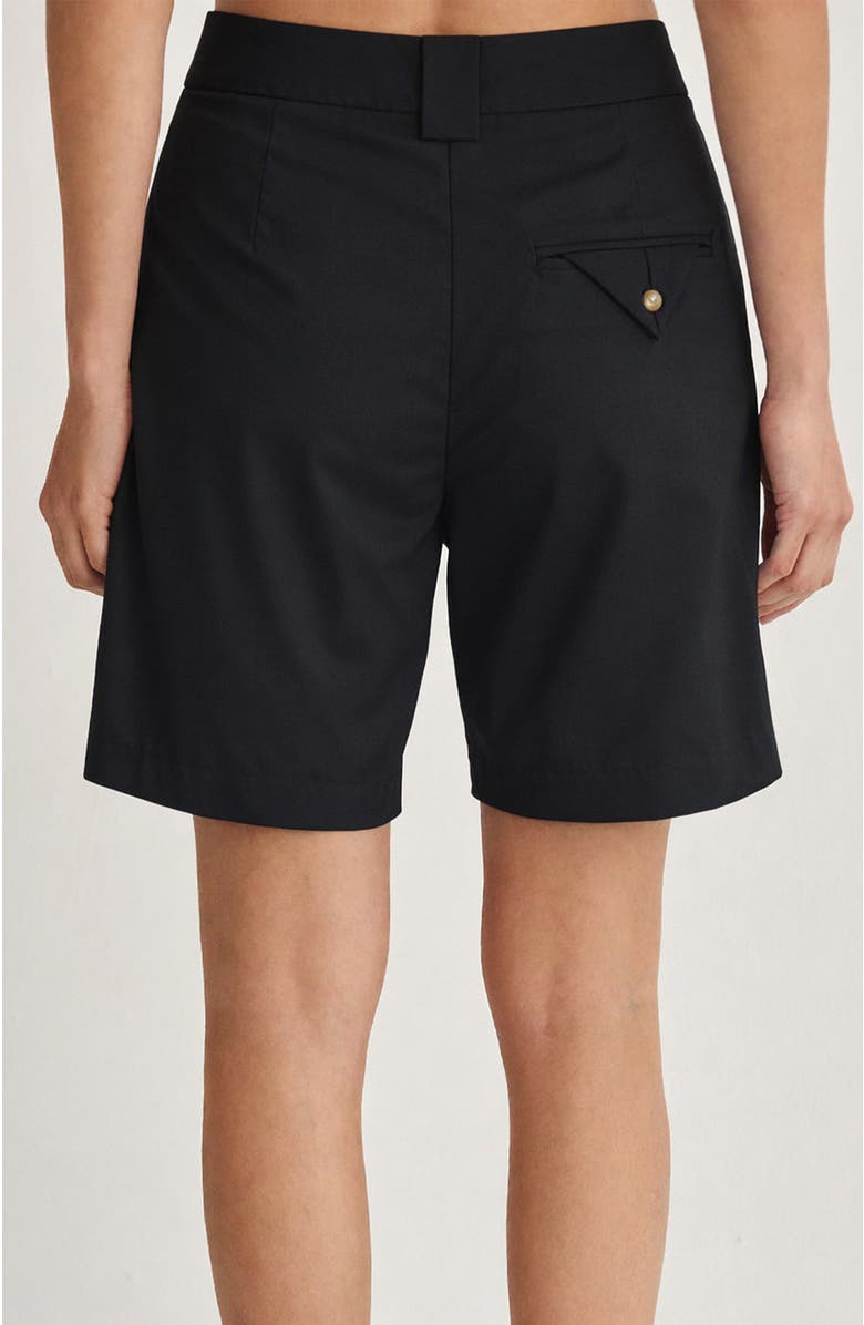 CRESCENT Tailored Trouser Shorts, Alternate, color, Black