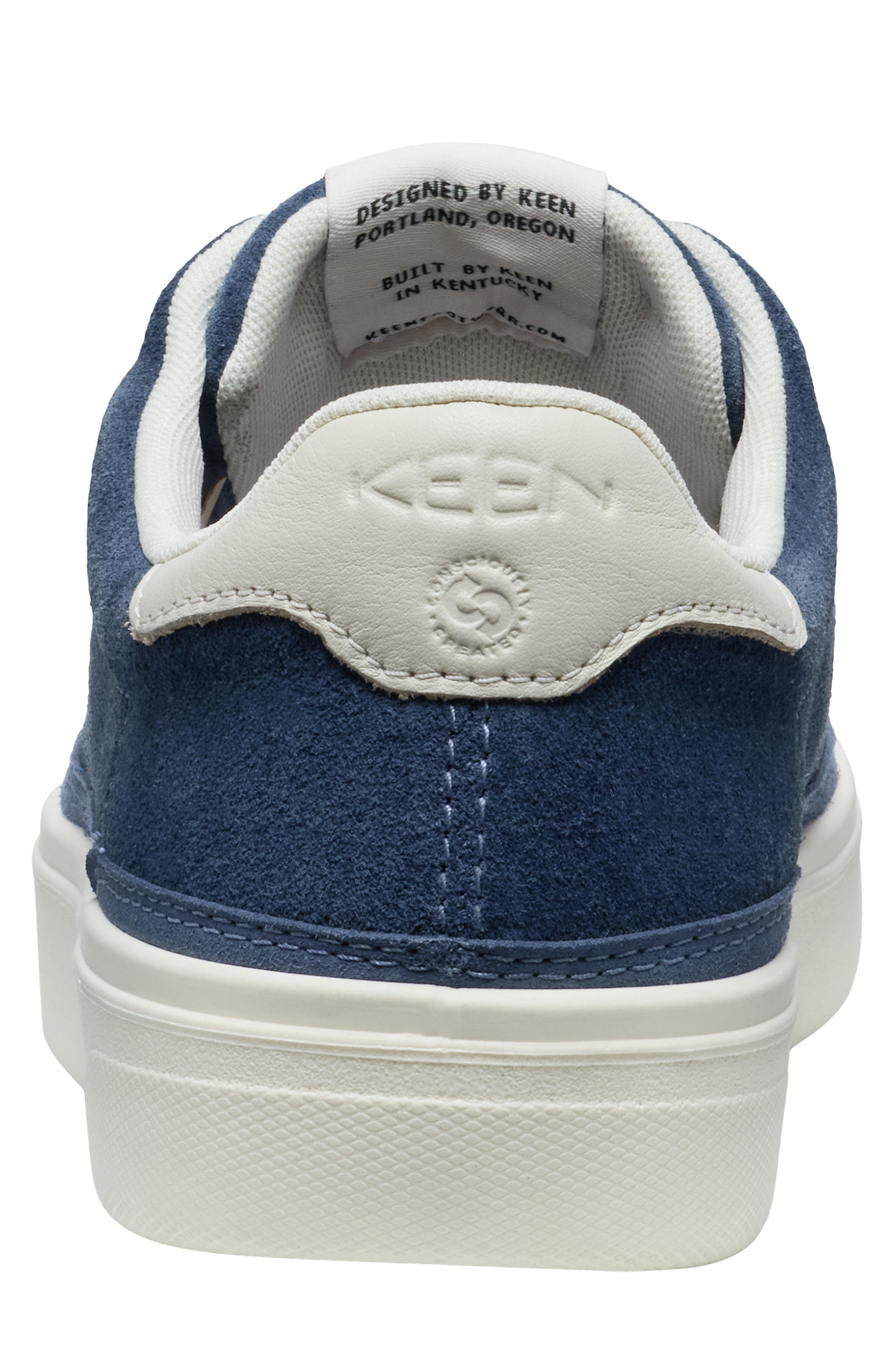 KM1 Leather Court Sneaker, Alternate, color, VINTAGE INDIGO/ BIRCH