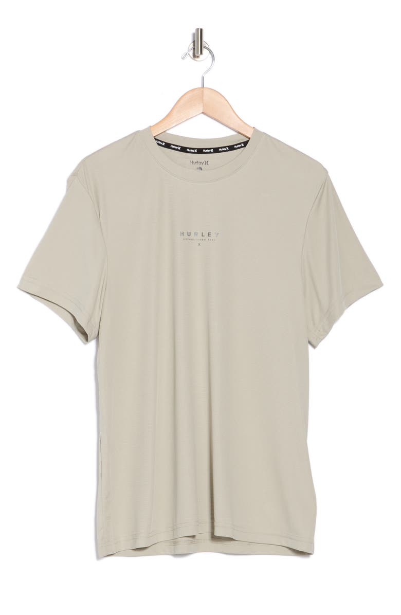 Hurley Activewear Exist Drop Check Gusset Logo Graphic T-Shirt, Alternate, color,