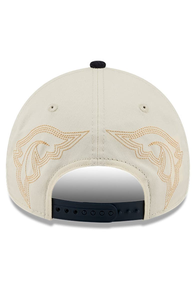 Men's New Era Stone New York Yankees Western Stitch 9FORTY A-Frame Adjustable Hat, Alternate, color, Stone