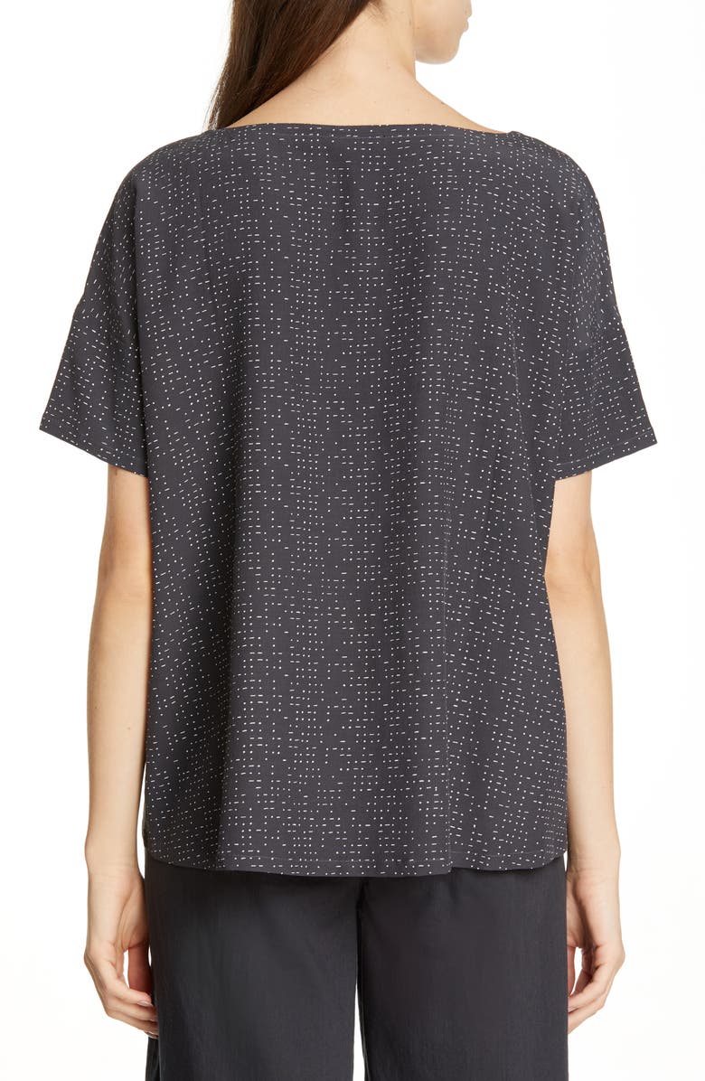 Eileen Fisher Bateau Neck Tee, Alternate, color,