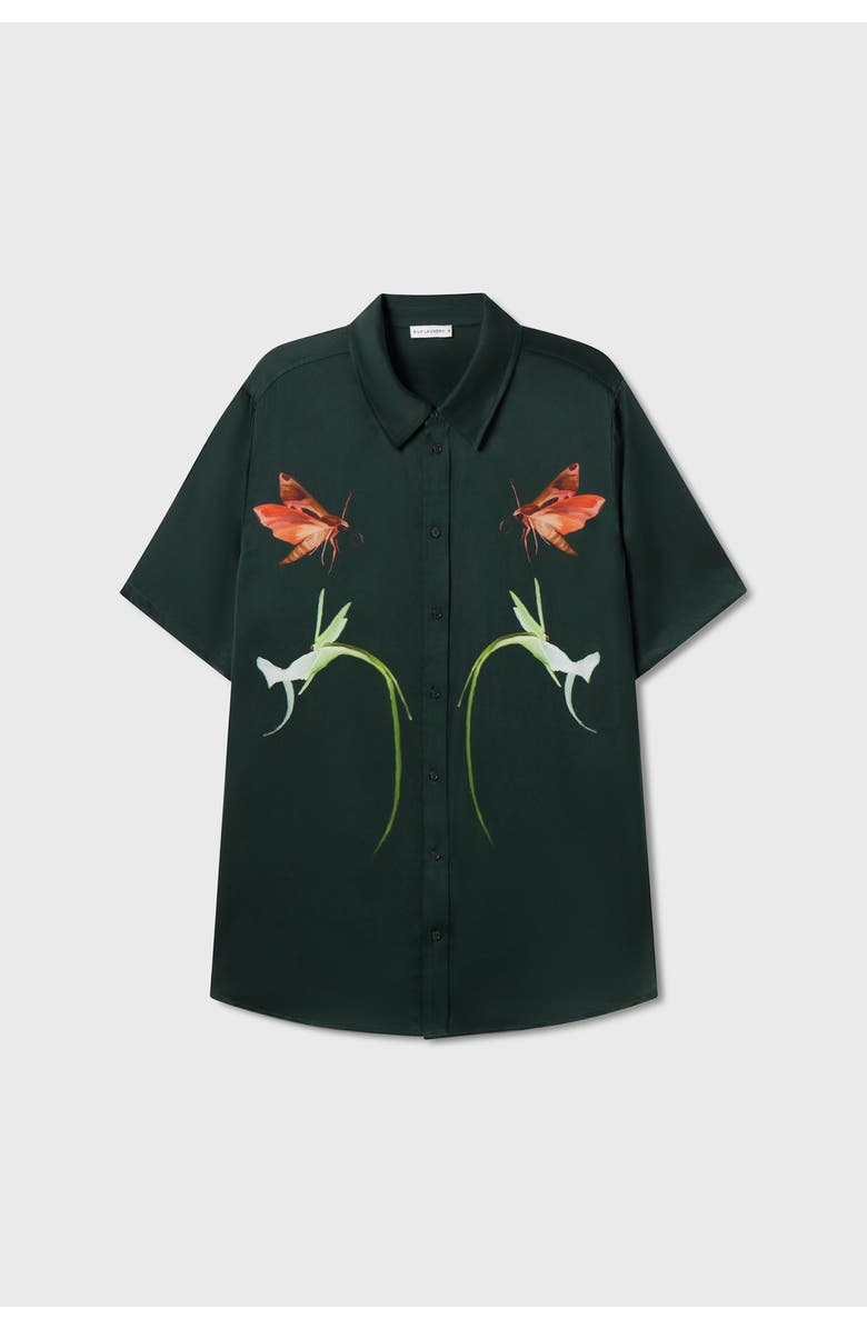 SILK LAUNDRY SHORT SLEEVE BOYFRIEND SHIRT SYMBIOTIC, Alternate, color, 