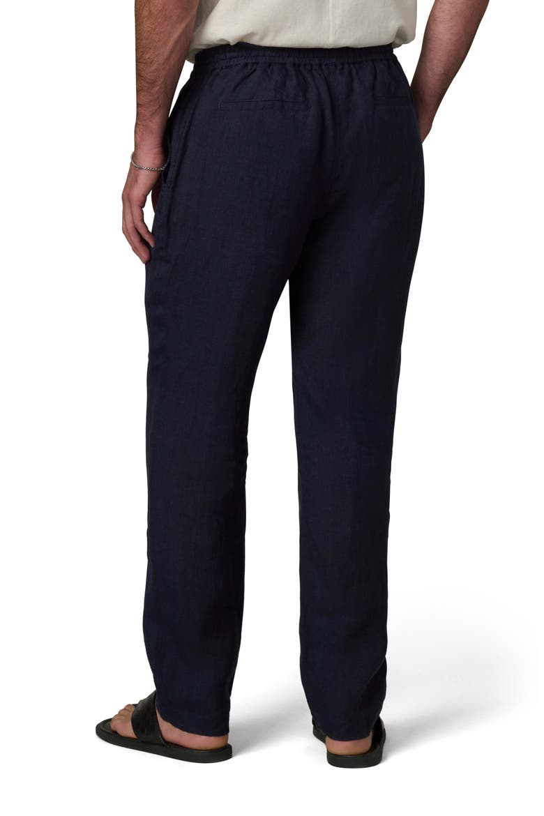 Linen Drawstring Pants, Alternate, color, BARITONE BLUE