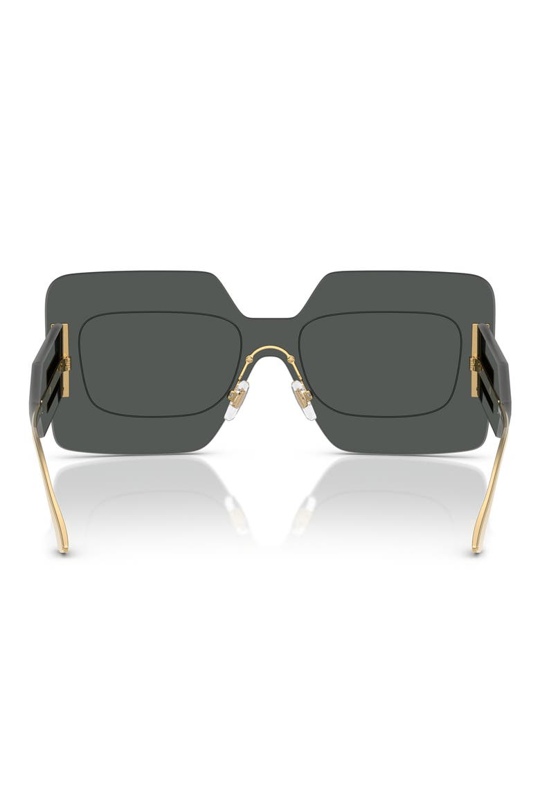 42mm Square Sunglasses, Alternate, color, DARK GREY
