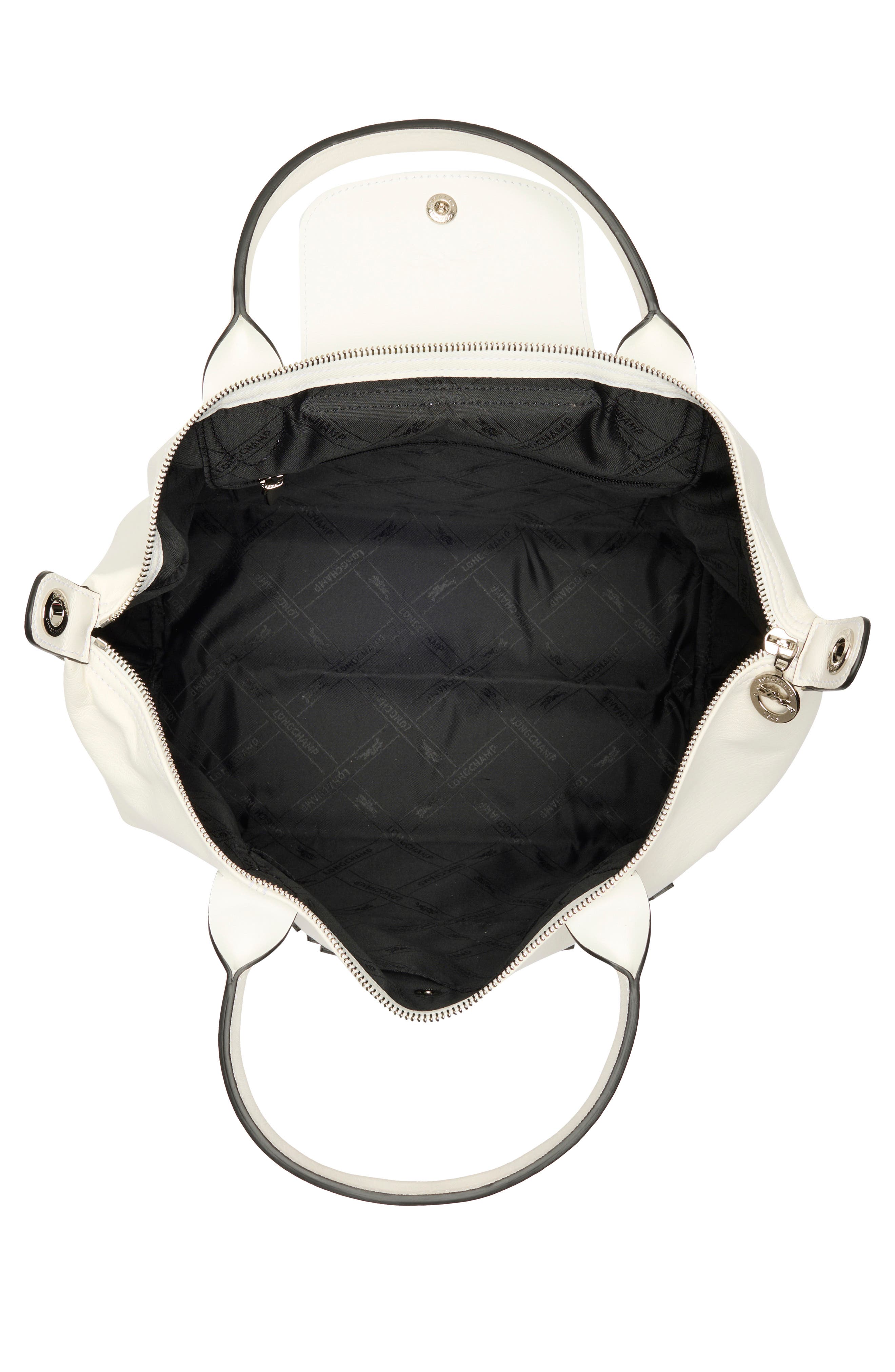 Longchamp Le Pliage Medium Crossbody Bag, Alternate, color, White