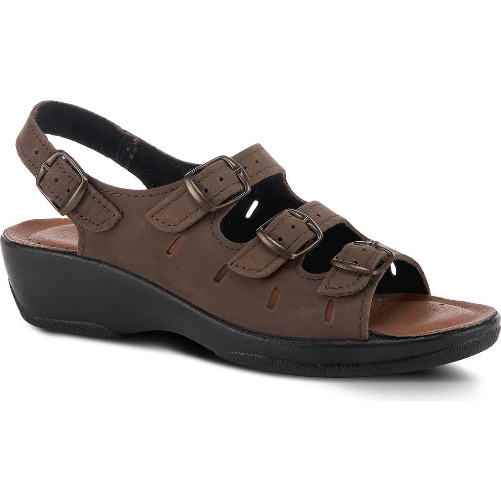Flexus By Spring Step Willa Multistrap Slingback Sandal In Tan