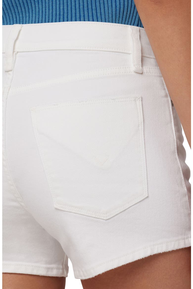 Gemma Mid Rise Denim Shorts, Alternate, color, CLEAN WHITE