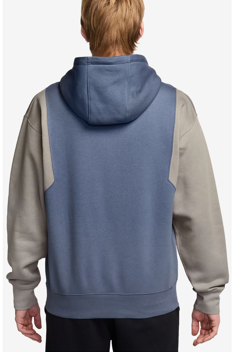 Club Fleece Hoodie Pullover, Alternate, color, WORLD INDIGO/ COLLEGE GREY