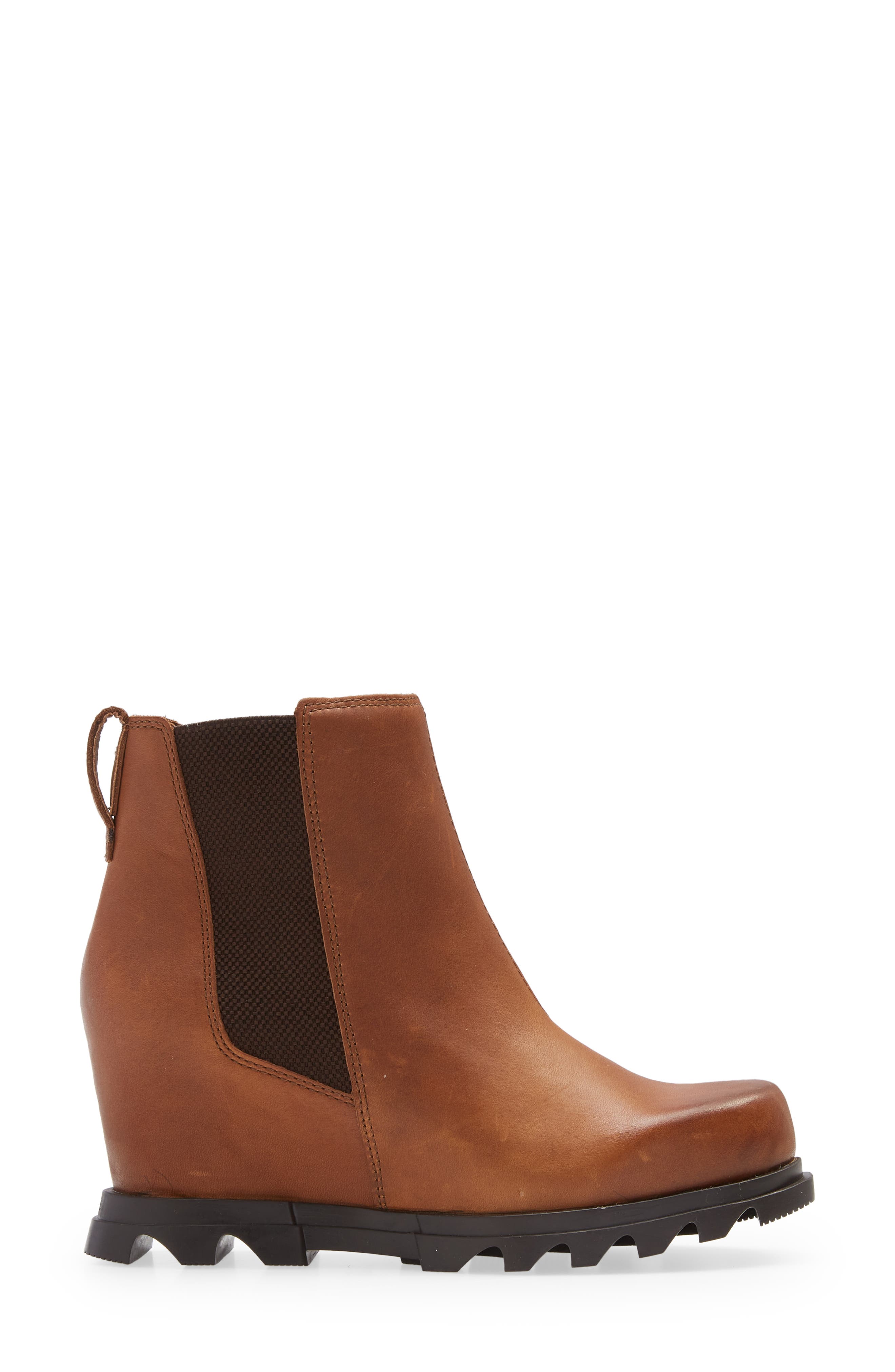Joan of Arctic III Waterproof Wedge Chelsea Boot, Alternate, color, HAZELNUT/ BLACKENED BROWN