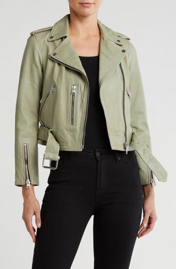 ジャケット・アウター ALLSAINTS BALFERN LEATHER BIKER JACKET