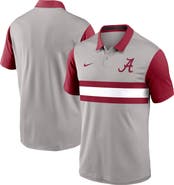 Nike Men's Nike Gray/Crimson Alabama Crimson Tide Vapor Performance Polo