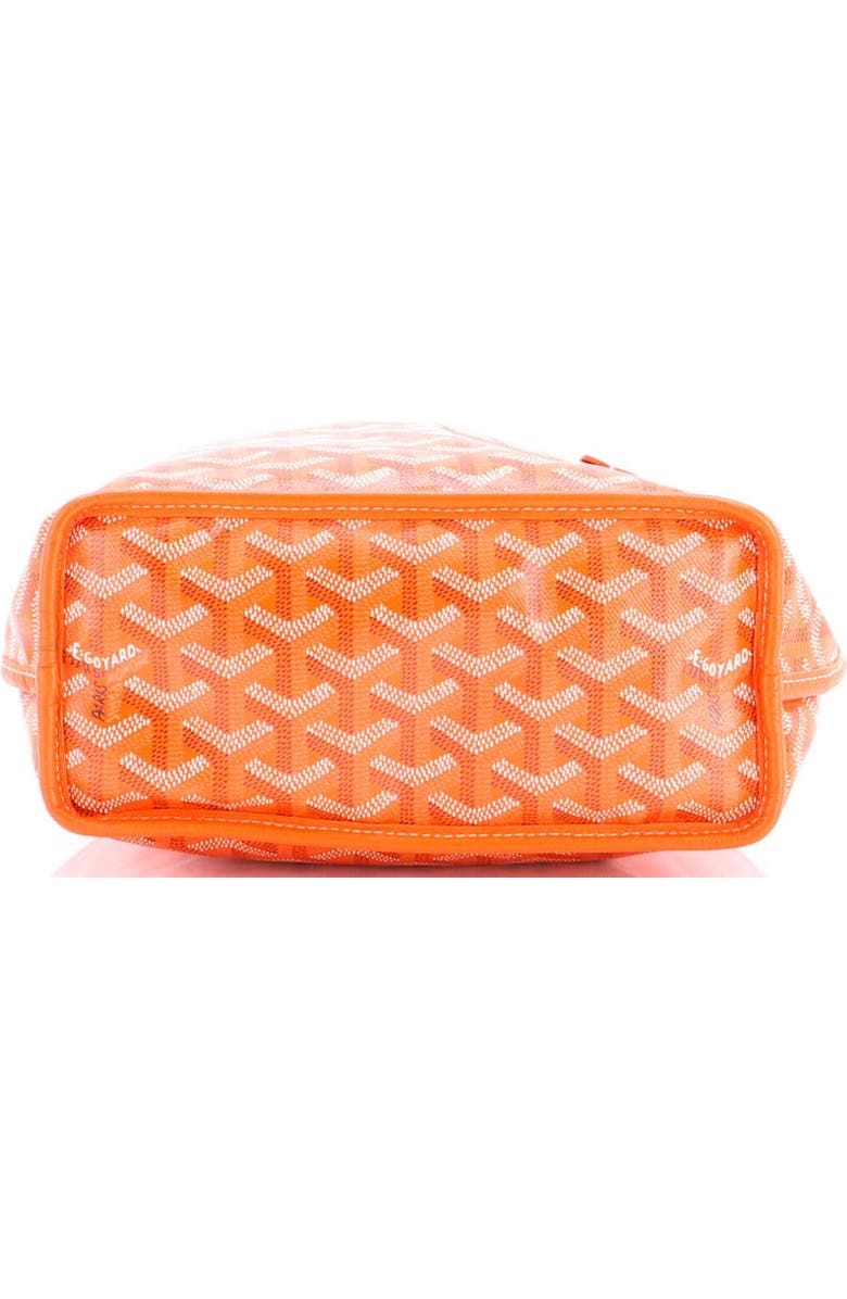 Pre-Owned Goyard Anjou Reversible Tote Coated Canvas Mini, Alternate, color, Orange