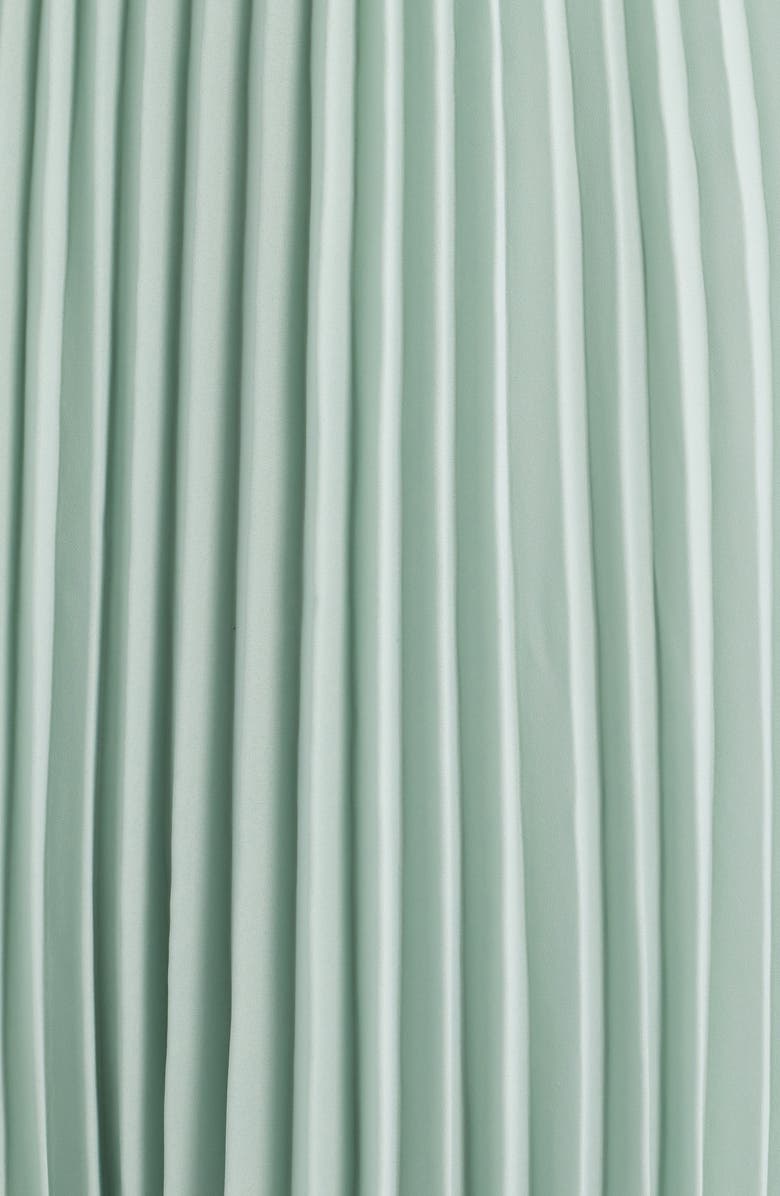 Anne Klein Belted Pull-On Pleated Skirt, Alternate, color, Soft Aloe