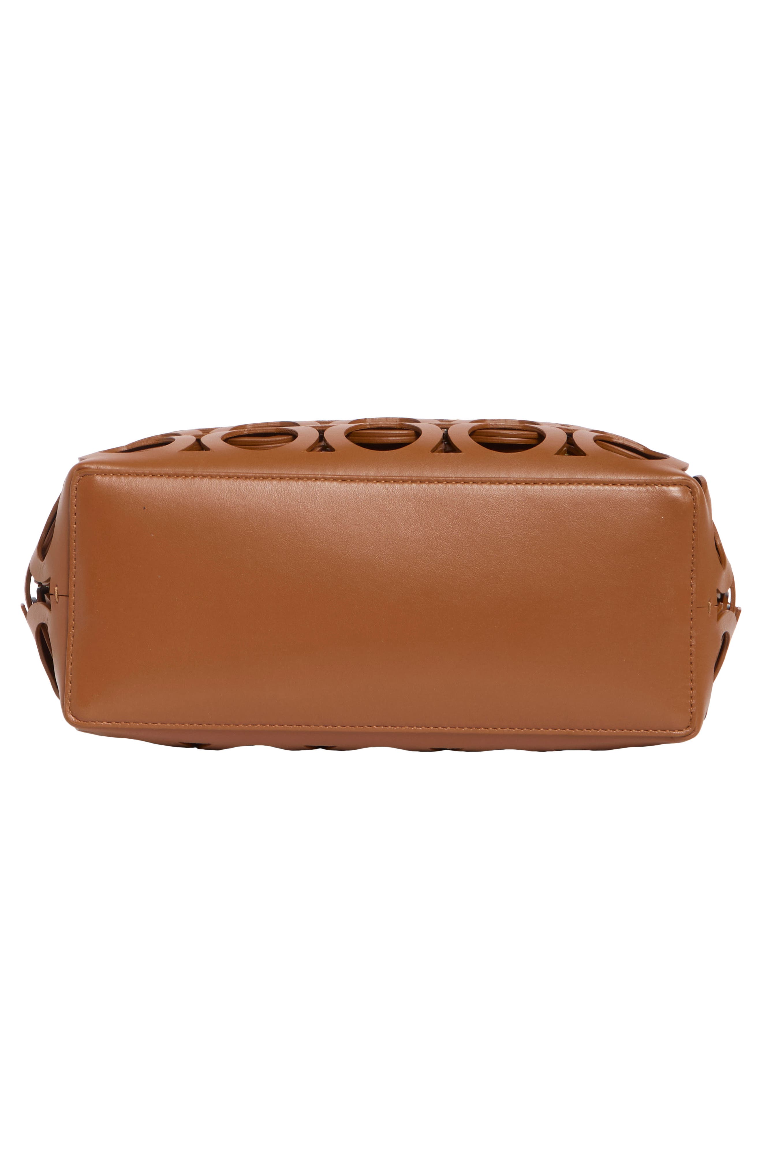 FERRAGAMO Medium Gancio Leather Tote, Alternate, color, Natural Resort/ Multi