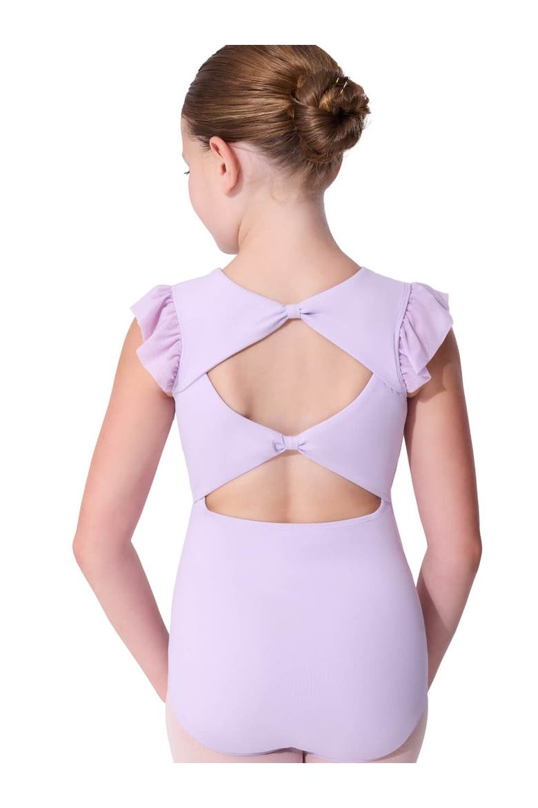 Sheer Ruffles Leotard, Alternate, color, light/pastel purple