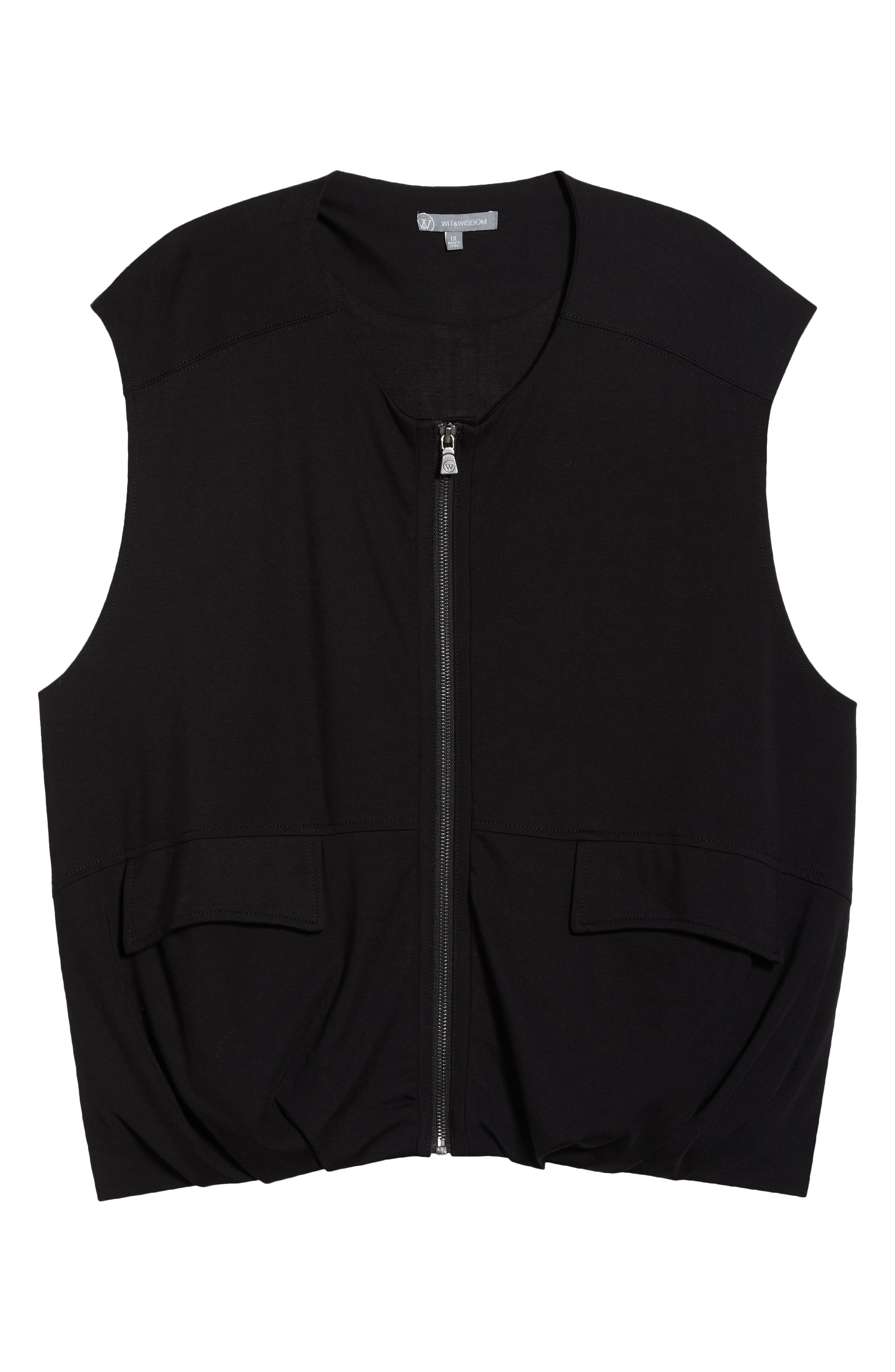 Wit & Wisdom Knit Zip-Up Vest (Women) | Nordstromrack