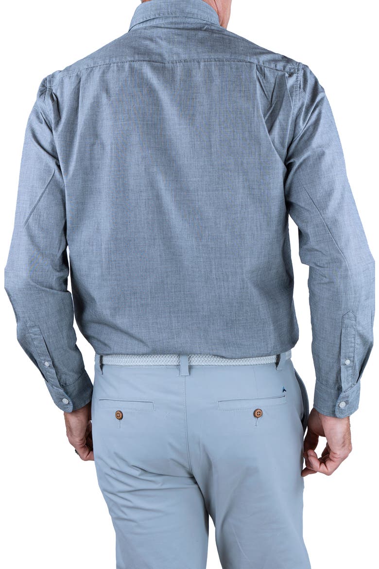 End to End Long Sleeve Button-Up Shirt, Alternate, color, DARK SHADOW