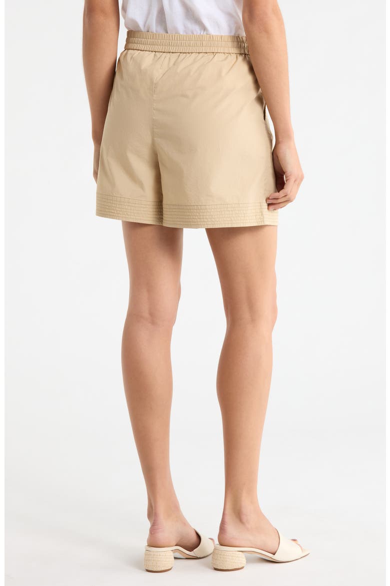 Cotton Poplin Drawstring Shorts, Alternate, color, TANNED