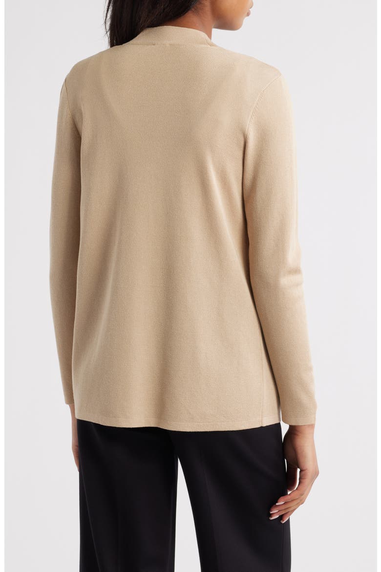 Malibu Open Front Cardigan, Alternate, color, LATTE