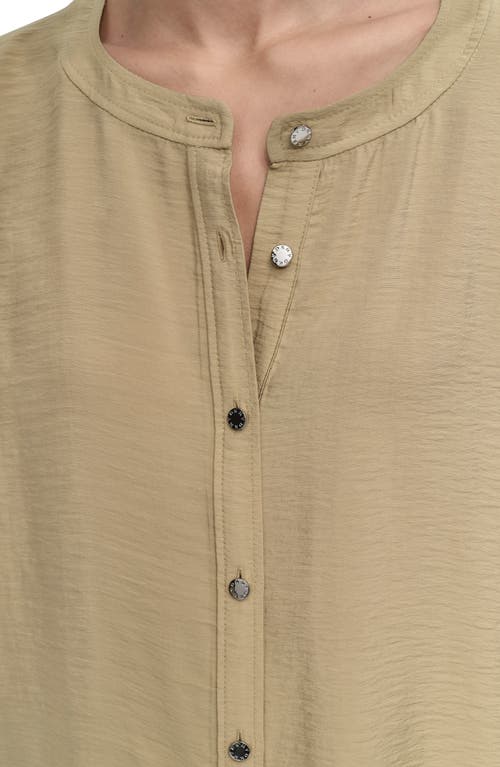 Dkny Textured Voile Button-up Shirt