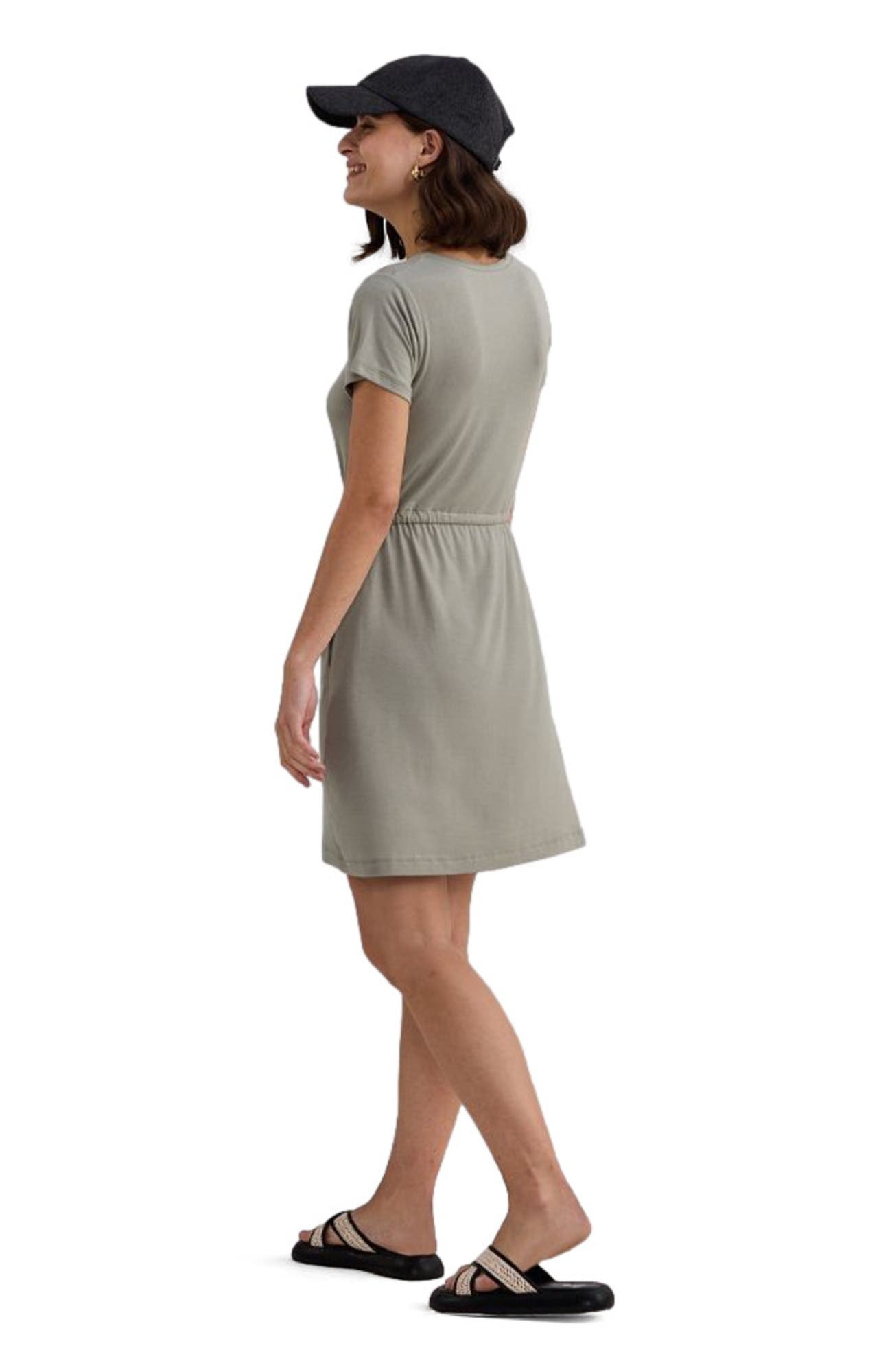 Drawstring Short T-shirt Dress - image 4