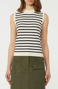 Weekend Max Mara Stallo Stripe Sleeveless Sweater