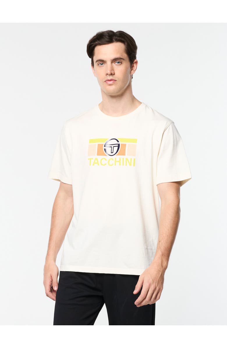Sergio Tacchini Marca T-Shirt, Main, color, Gardenia