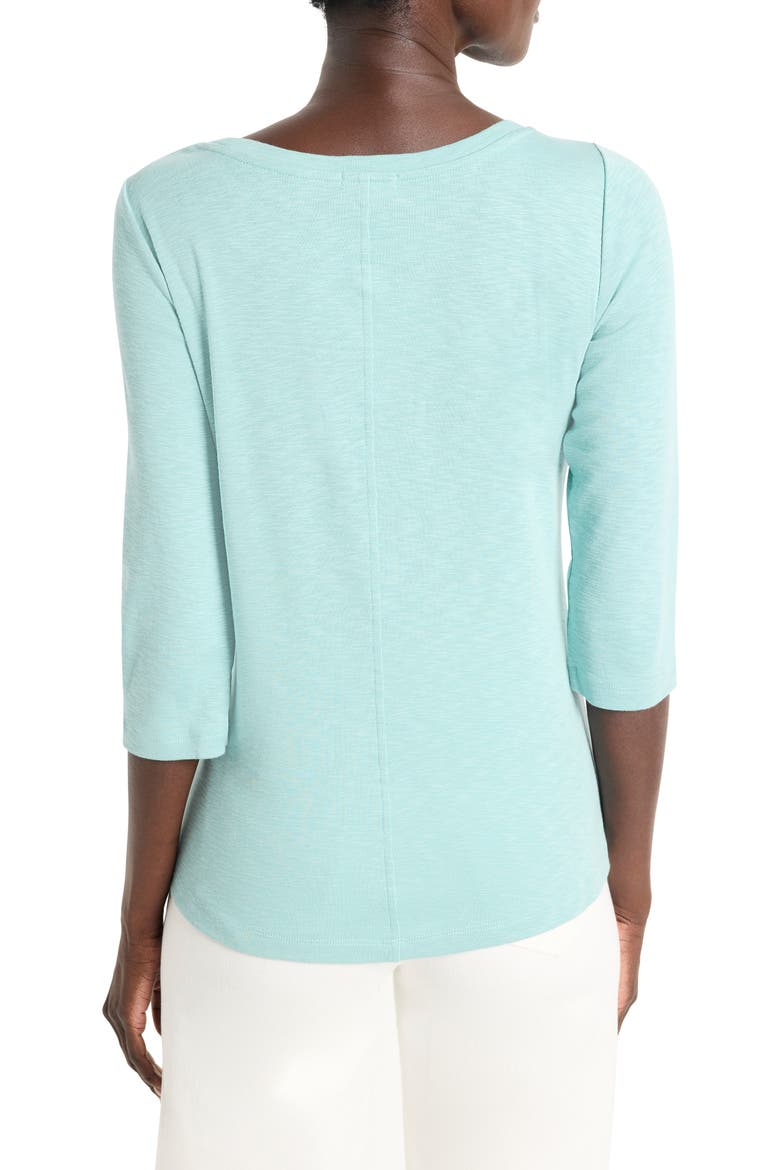 Boat Neck T-Shirt, Alternate, color, BRIGHT AQUIFER