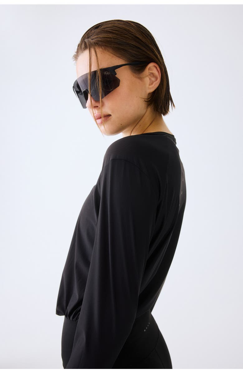 H&M Sports Top With Drymove, Alternate, color, Black