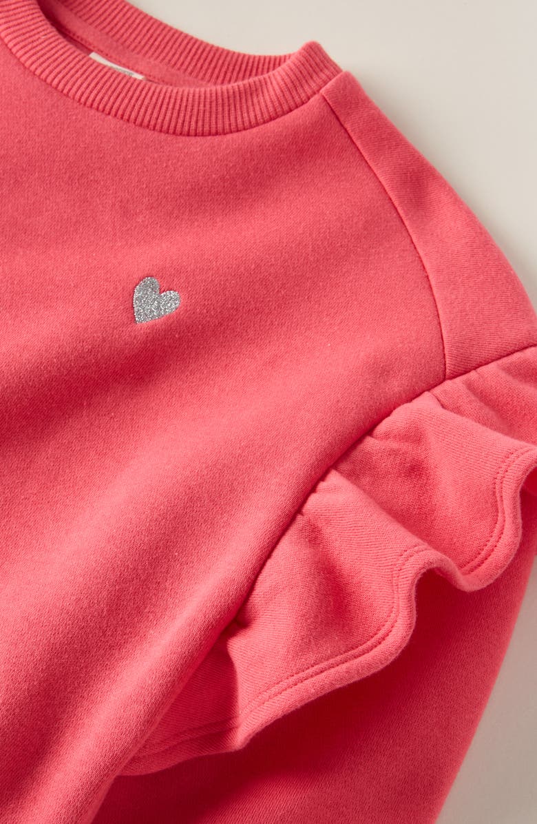 Tucker + Tate Kids' Ruffle Crewneck Sweatshirt, Alternate, color, 