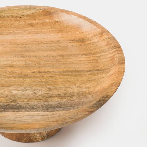 Mela Artisans Sienna Mangowood Pedestal Stand