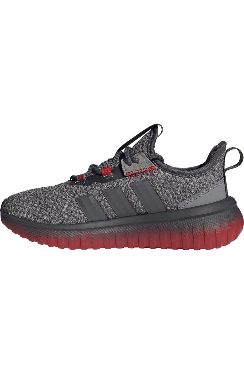 adidas Kids' Kaptir Flow 4.0 Sneaker, Alternate, color, Grey/ Better Scarlet