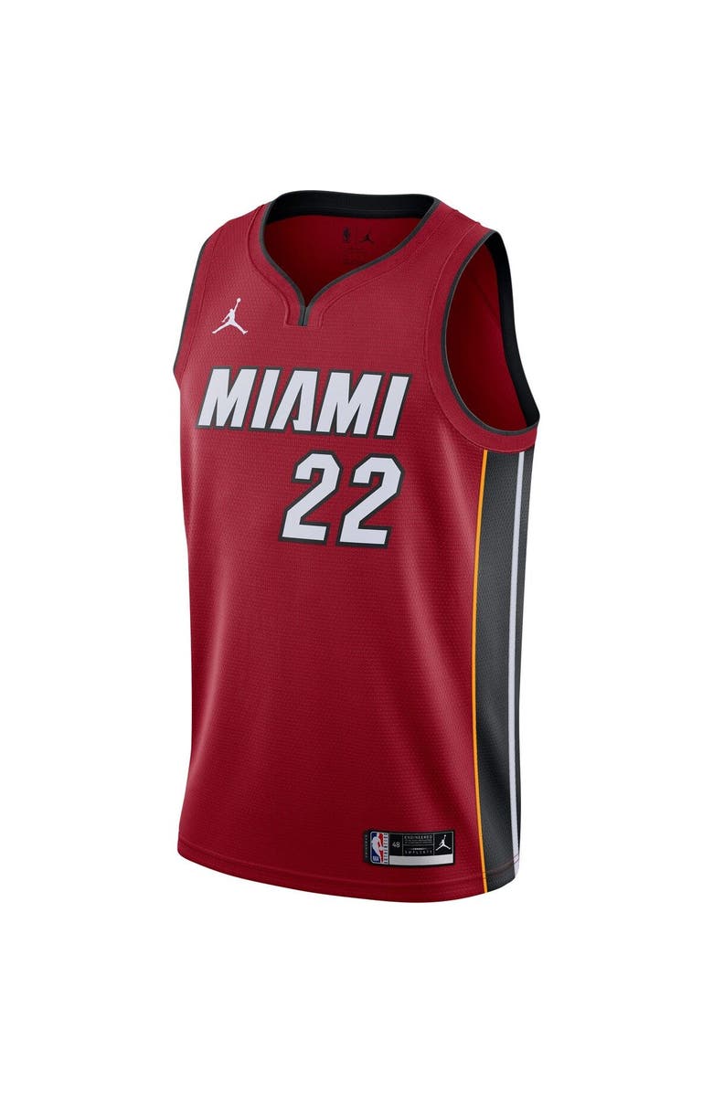 Jordan Brand Men's Jordan Brand Jimmy Butler Red Miami Heat 2020/21 Swingman Jersey - Statement Edition, Alternate, color, 