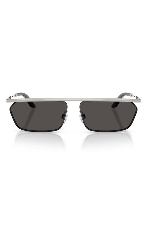 60mm Rectangular Sunglasses
