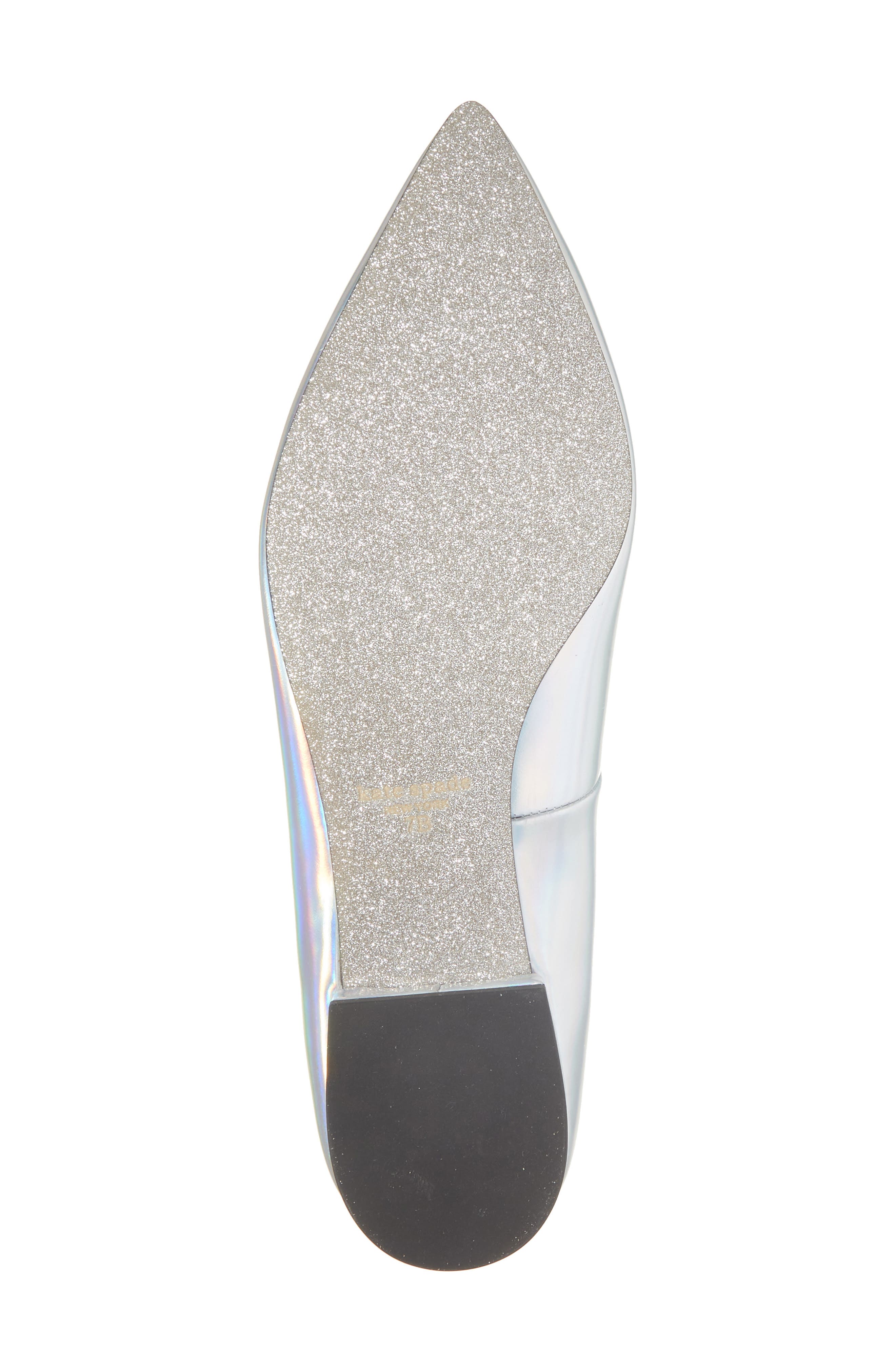 Kate Spade New York buckle up pointed toe pump, Alternate, color, Iridescent