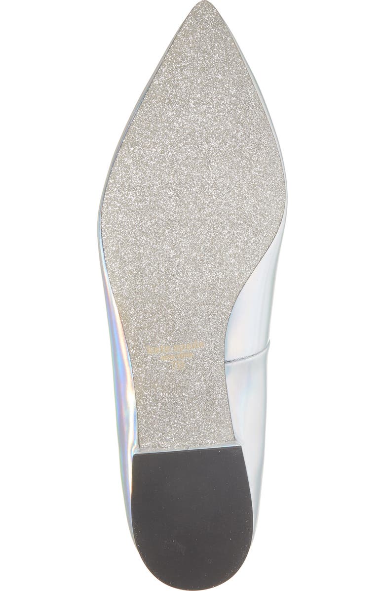 Kate Spade New York buckle up pointed toe pump, Alternate, color, Iridescent