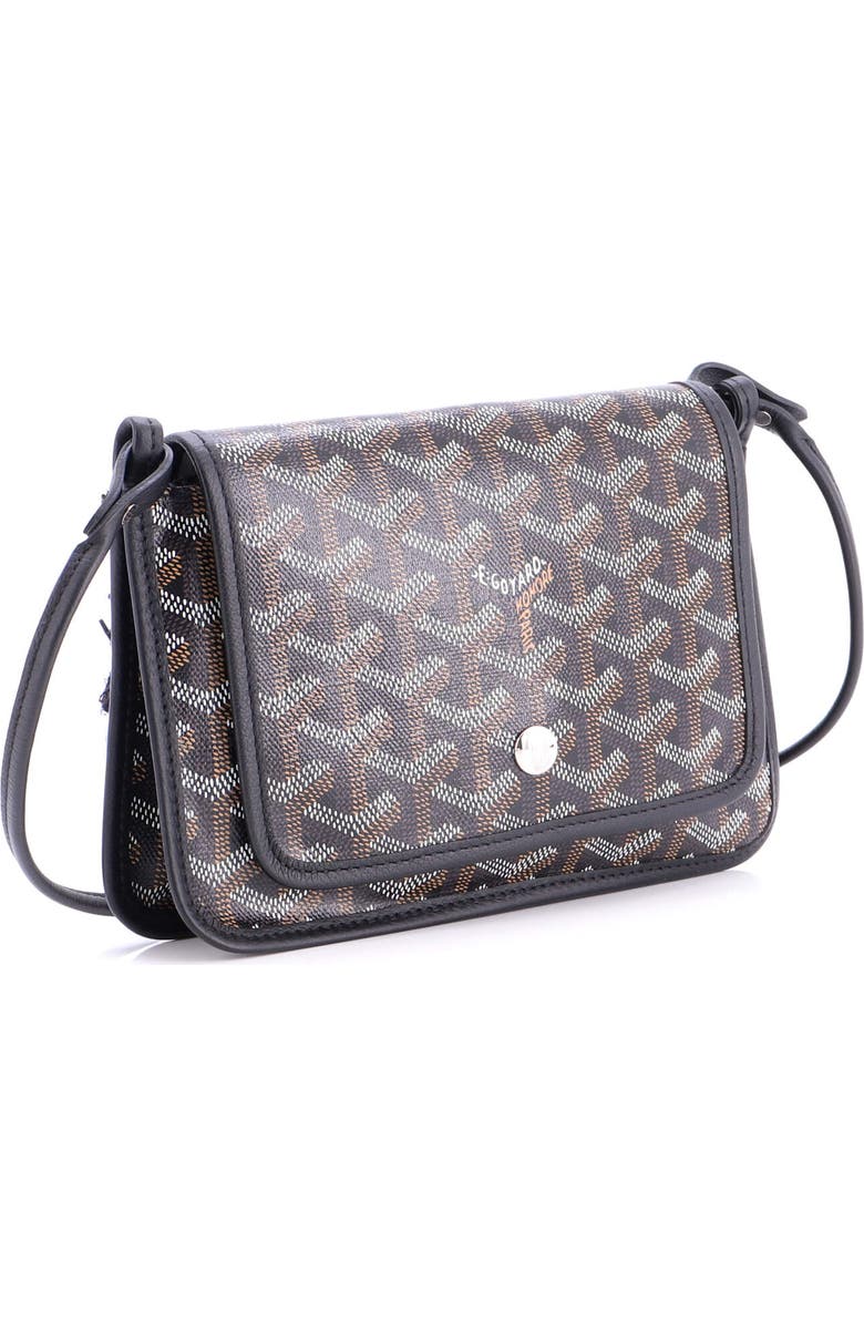 Pre-Owned Goyard Plumet Clutch Wallet Coated Canvas, Alternate, color, Brown