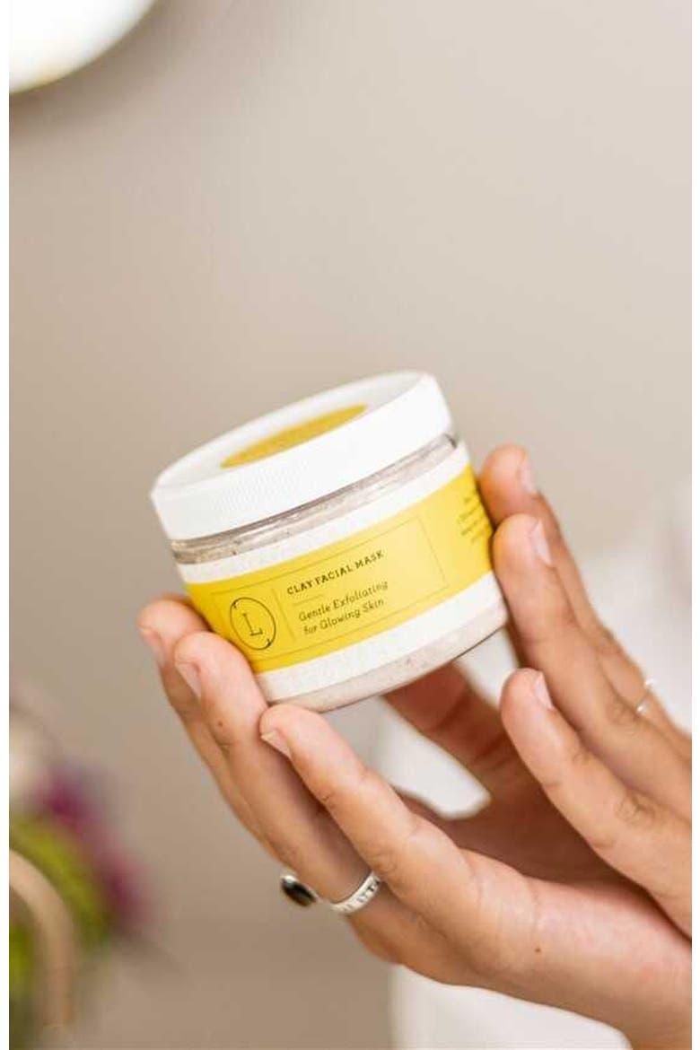Natural Clay Facial Mask Exfoliating Mask Glowing Skin Mask, Alternate, color, None