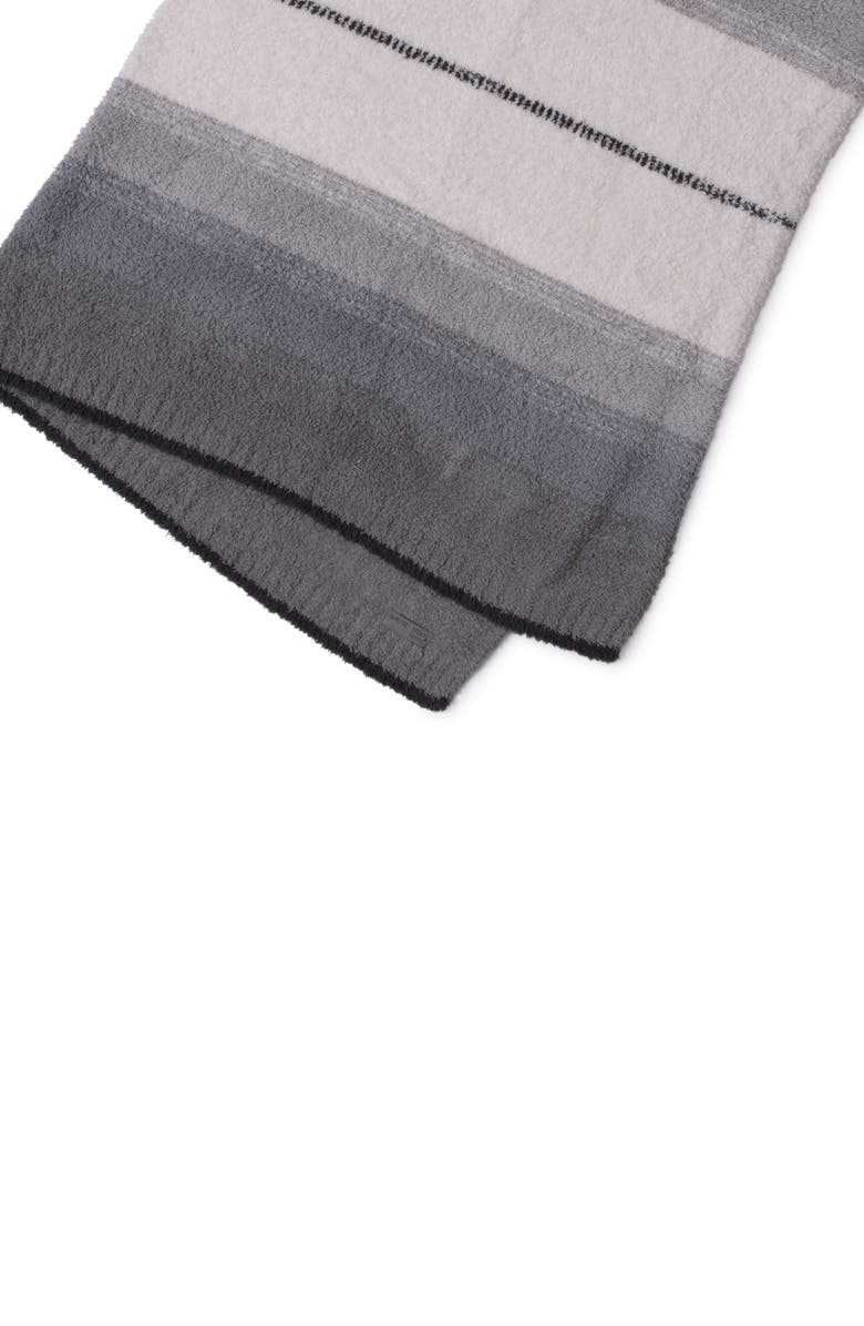 Barefoot Dreams<sup>®</sup> CozyChic<sup>®</sup> Ombré Stripe Throw Blanket, Alternate, color, Loden Multi