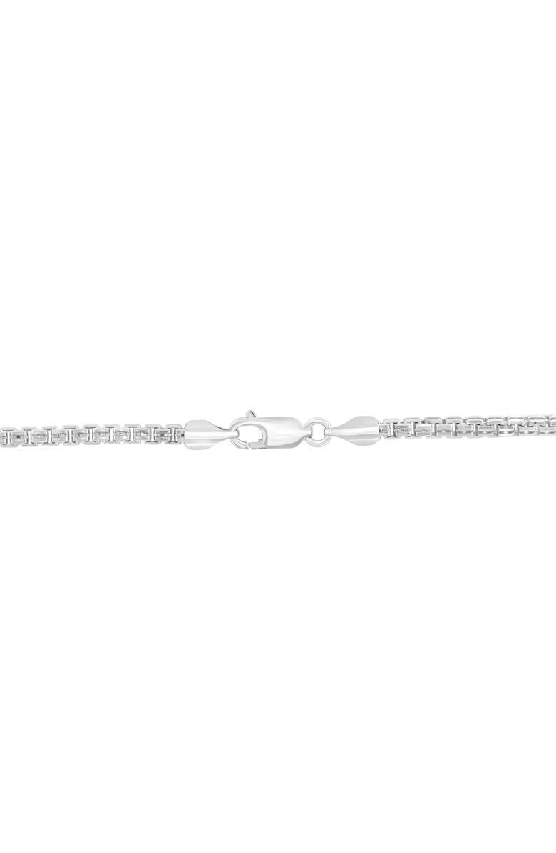 EFFY Men's Sterling Silver Box Chain Necklace, Alternate, color, Silver