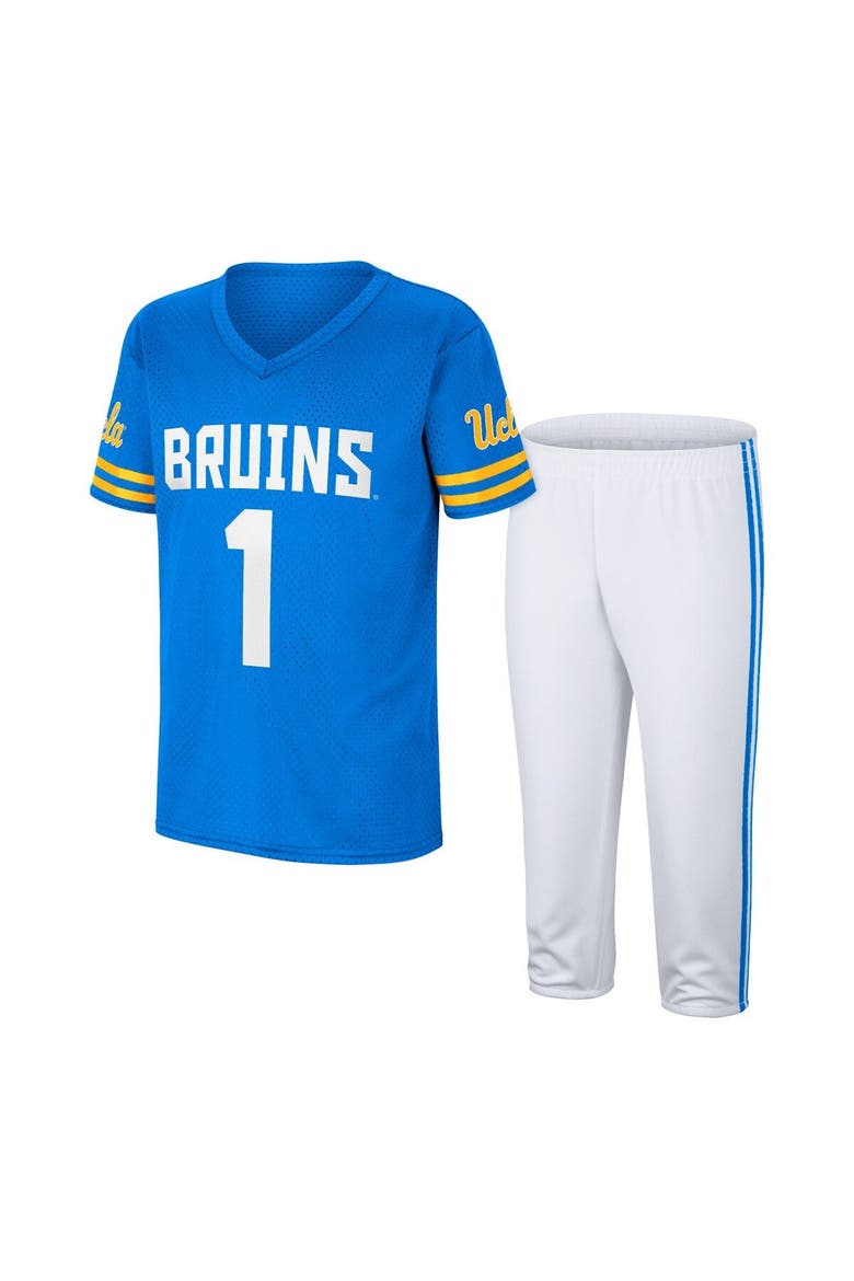 Youth Colosseum Blue/White UCLA Bruins Football Jersey and Pants Set, Main, color, Blue