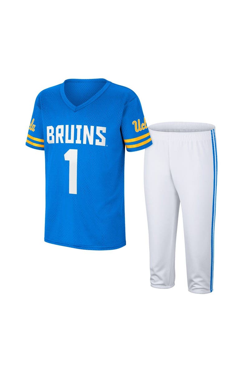COLOSSEUM Youth Colosseum Blue/White UCLA Bruins Football Jersey and Pants Set, Main, color, 