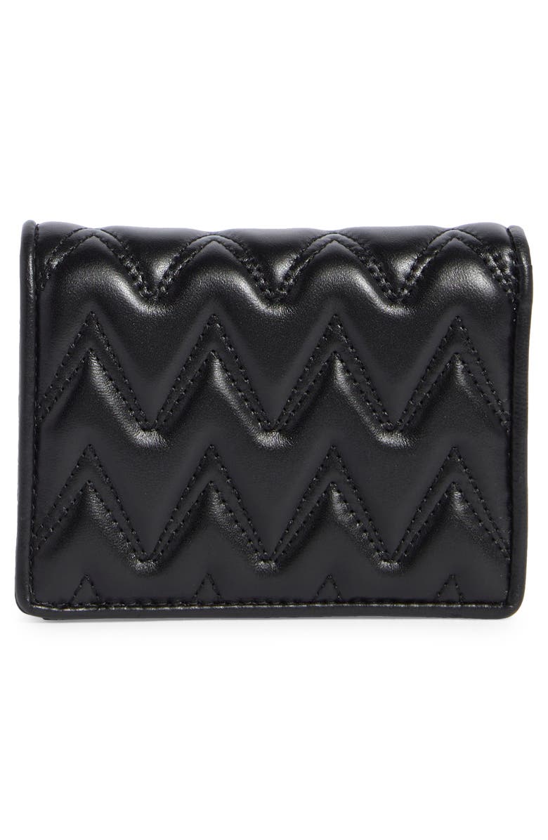 VALENTINO BY MARIO VALENTINO Nero Sauvage Quilted Leather Wallet, Alternate, color, 