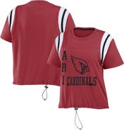WEAR by Erin Andrews Women's WEAR by Erin Andrews Cardinal Arizona Cardinals Cinched Colorblock T-Shirt