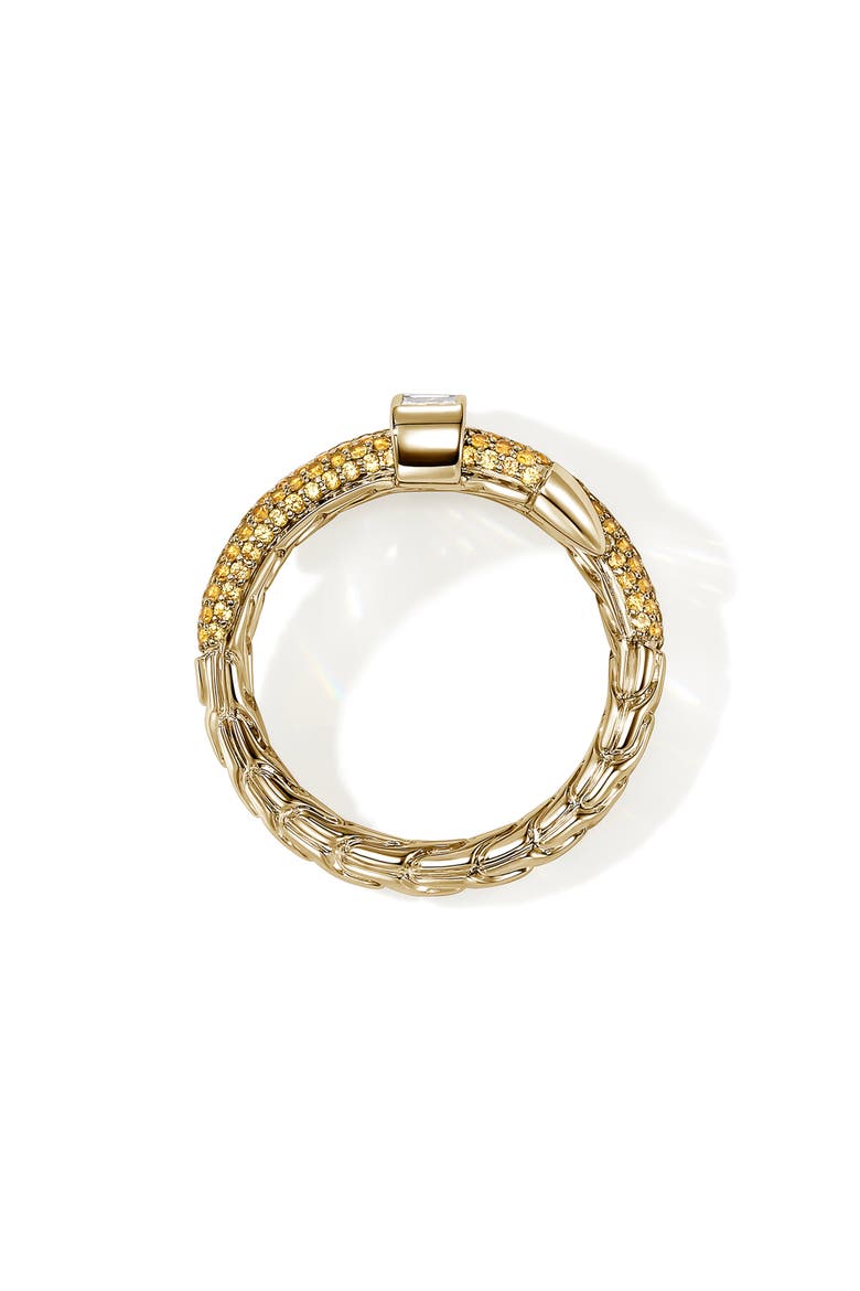 Artisan Series 18k Gold Sapphire Diamond Spear Ring, Alternate, color, 18K YELLOW GOLD