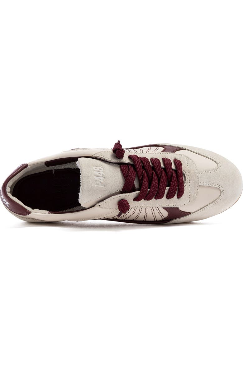 P448 Lisbon Bore Sneaker, Alternate, color, Cream Maroon