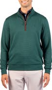 TailorByrd Ottoman Rib Quarter Zip Sweater